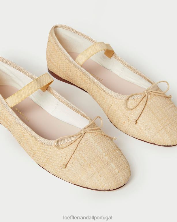 Loeffler Randall mulheres Leonie Ballet Flat sapato natural FF0JR302