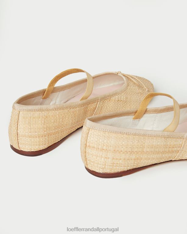 Loeffler Randall mulheres Leonie Ballet Flat sapato natural FF0JR302